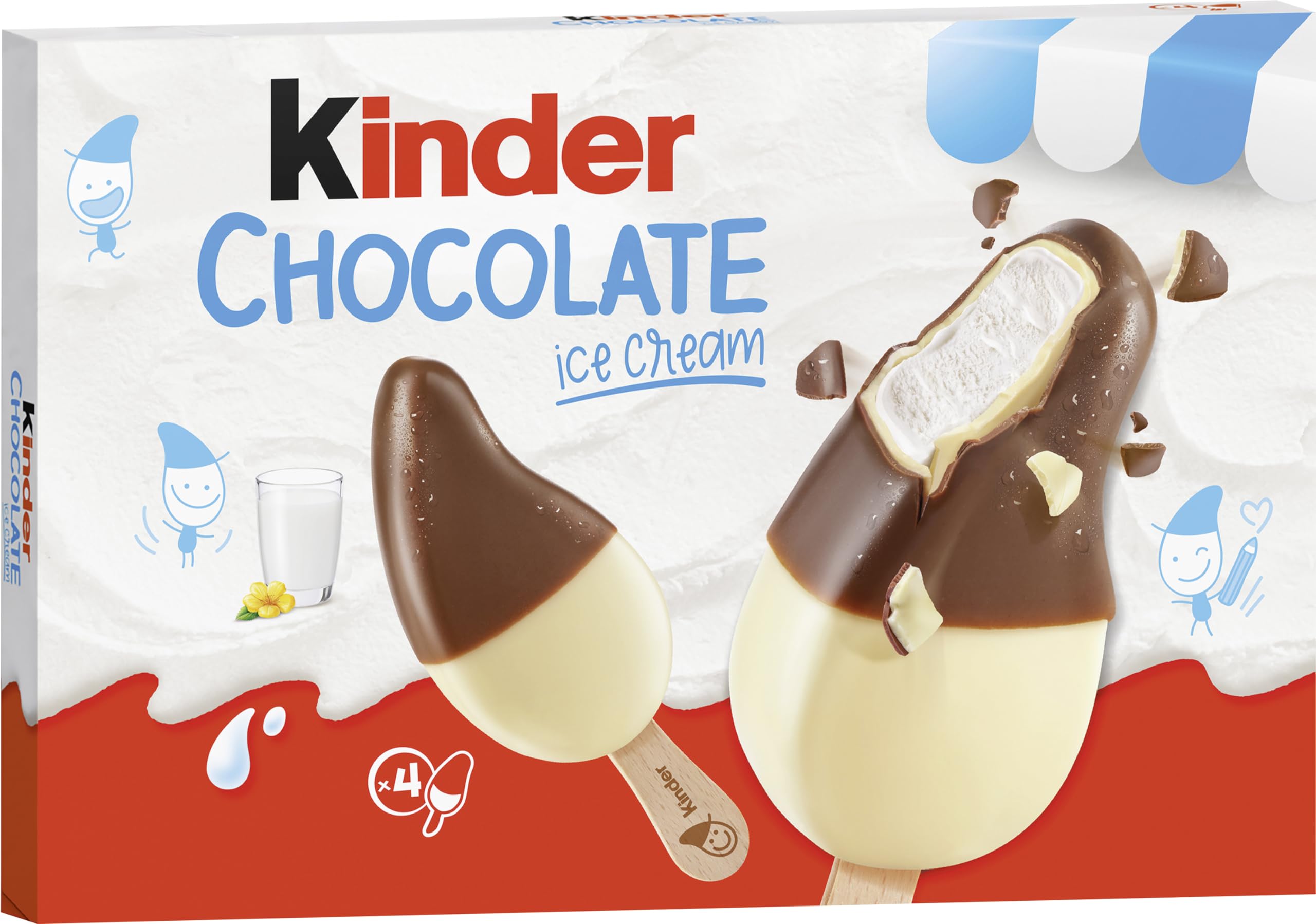 Kinder Schokolade Ice cream T4 4X55ml